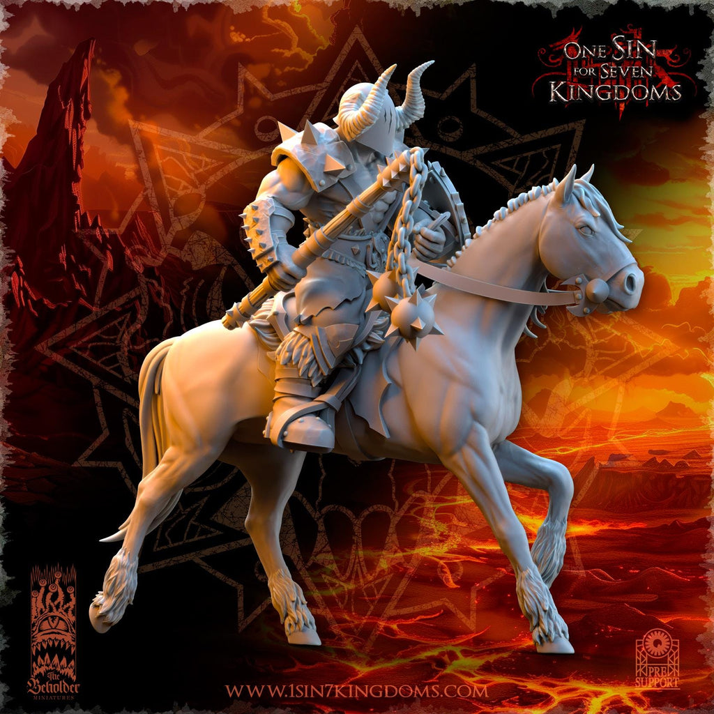 Realms of Mayhem Barbarian Riders - in 12k- by TheBeholderMiniatures