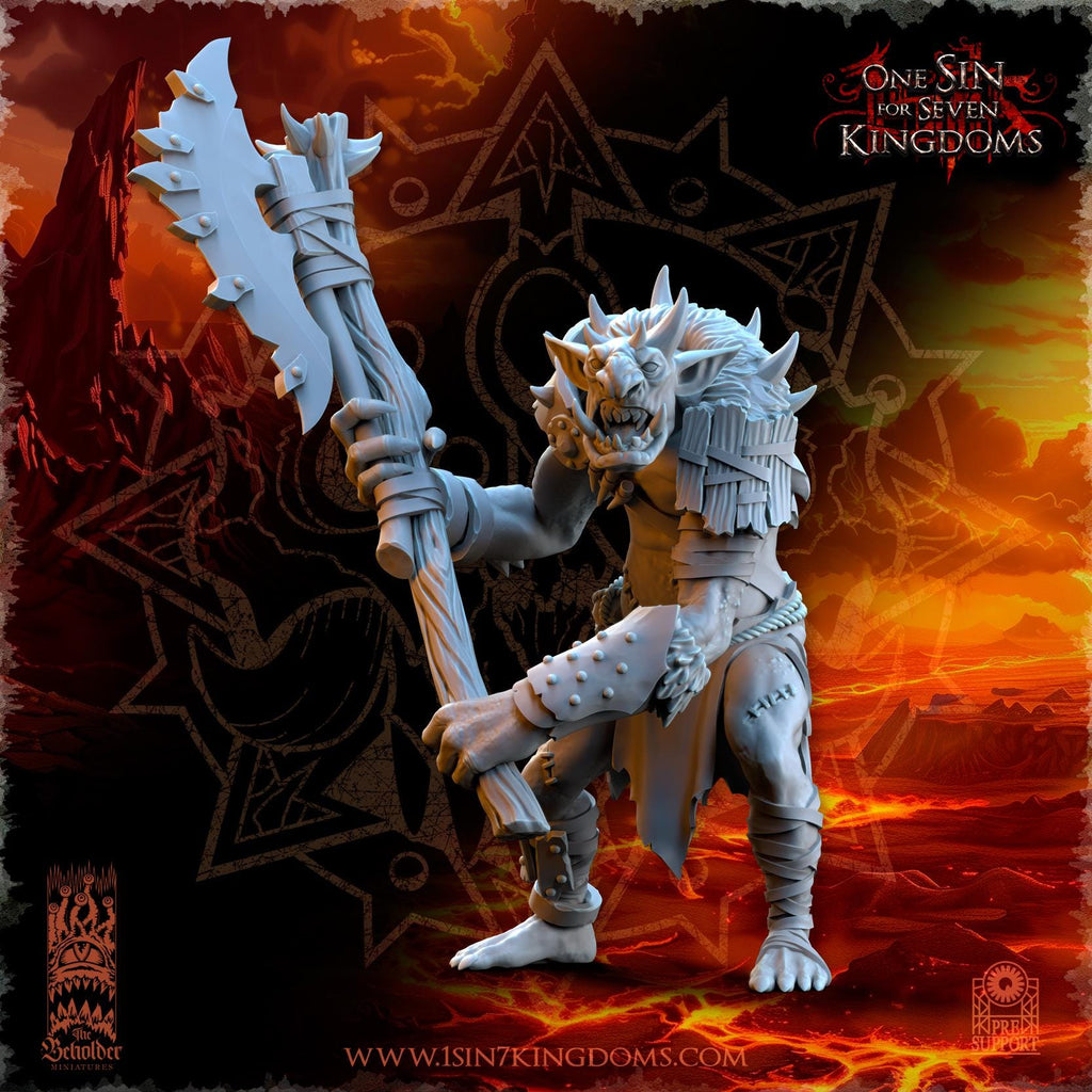 Realms of Mayhem Trolls - in 12k- by TheBeholderMiniatures