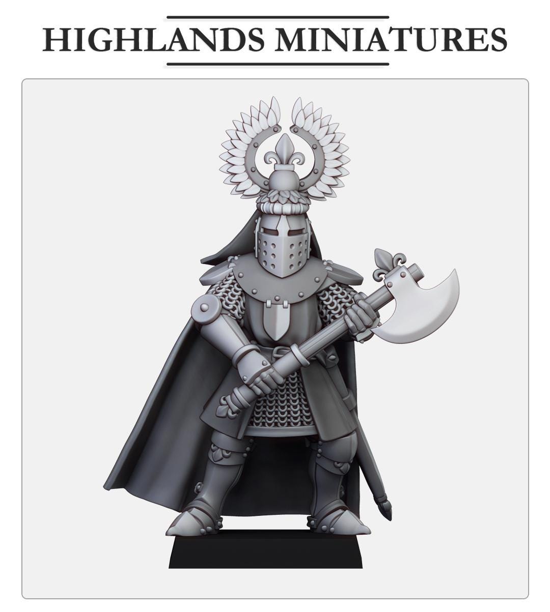 Dismounted Gallia Duke 2 - in 12k- by Highlands Miniatures