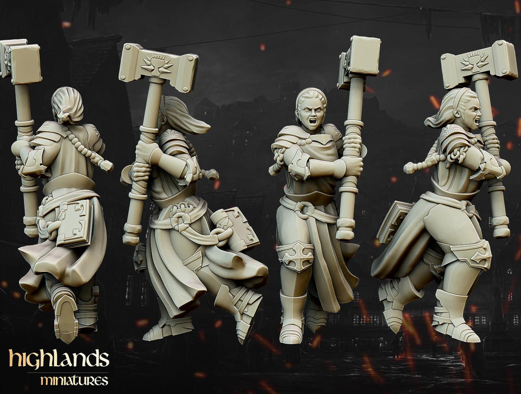 Warriors of the Lady Core Unit - in 12k- by Highlands Miniatures
