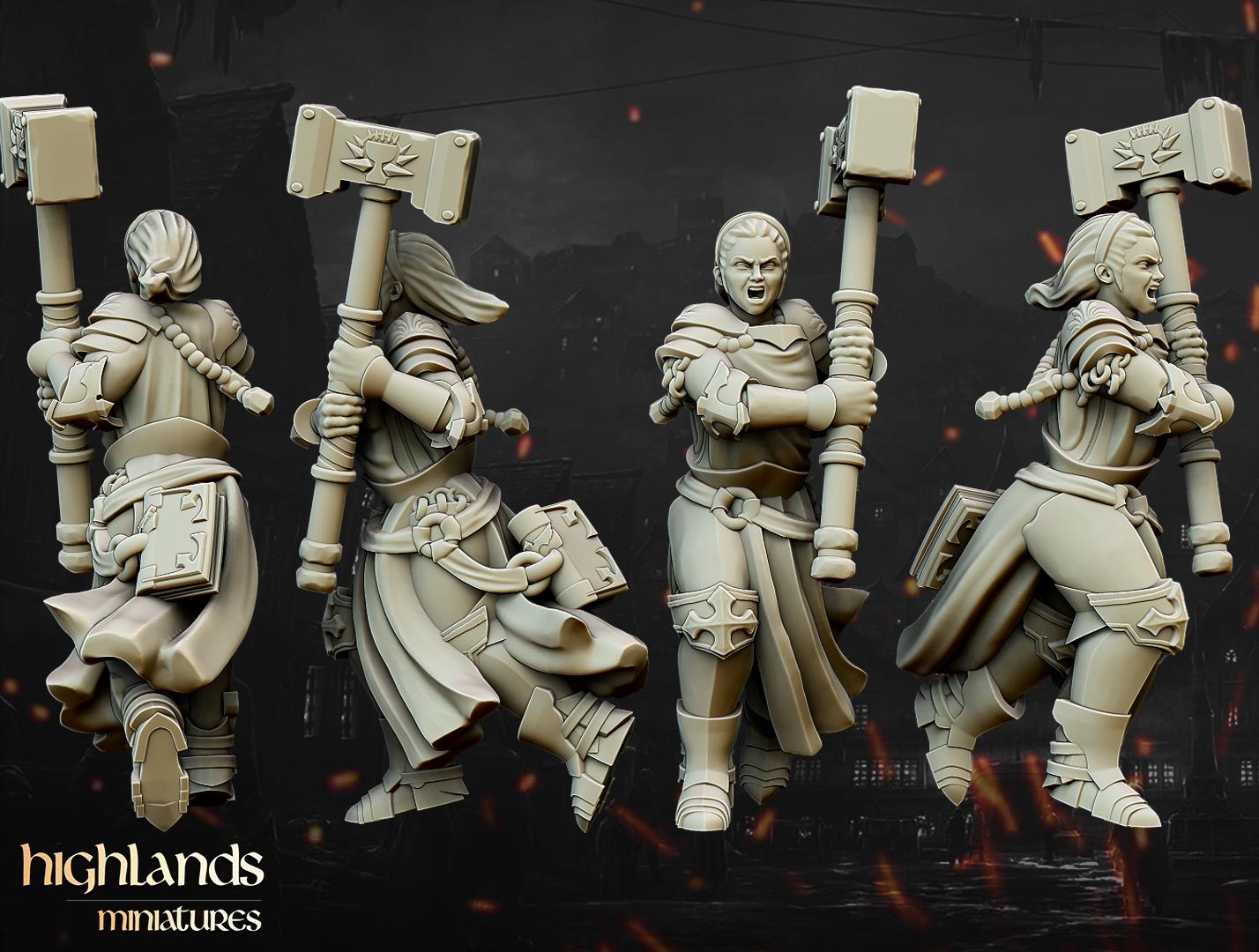 Warriors of the Lady Core Unit - in 12k- by Highlands Miniatures