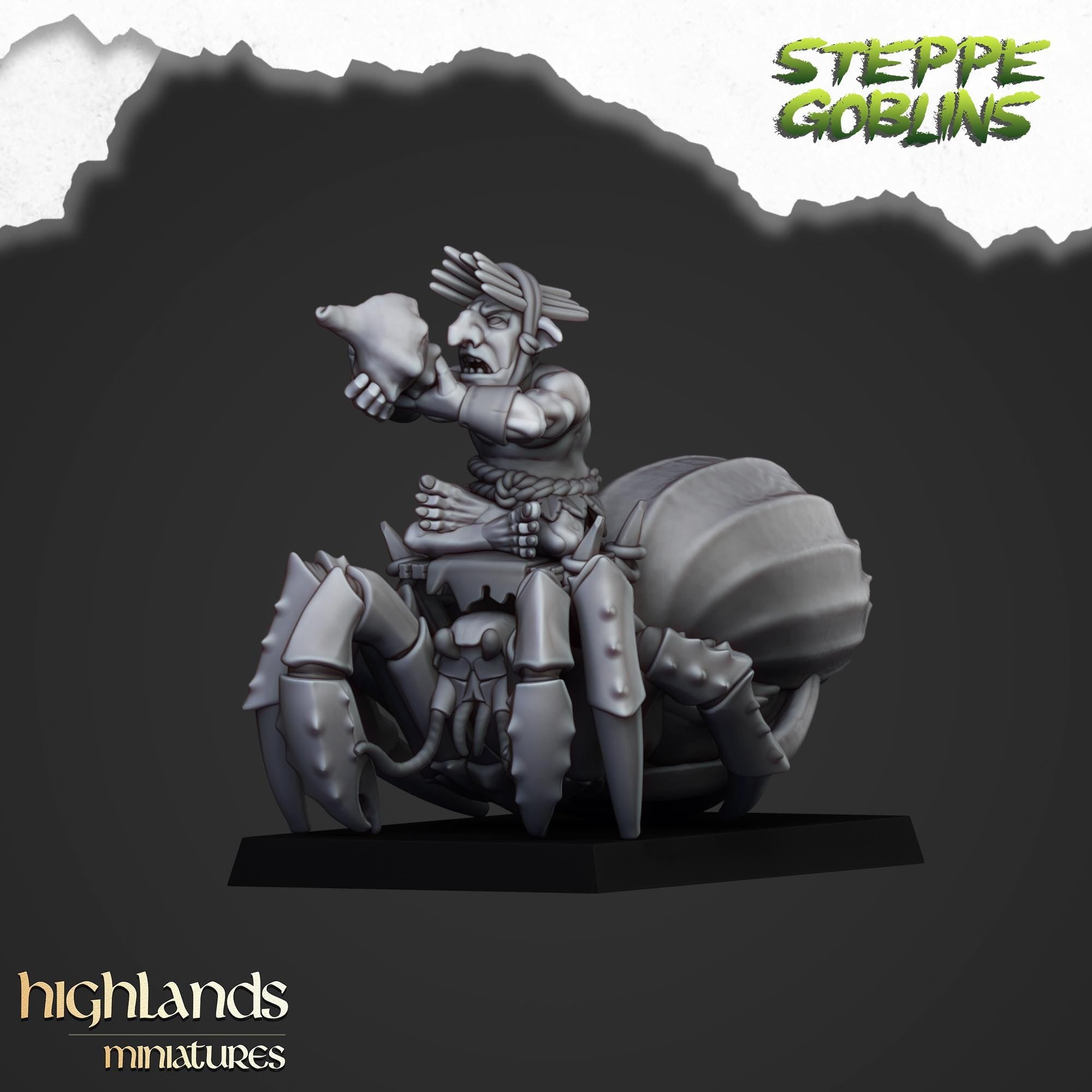 Mounted Coast Goblins  - in 12k- by Highlands Miniatures