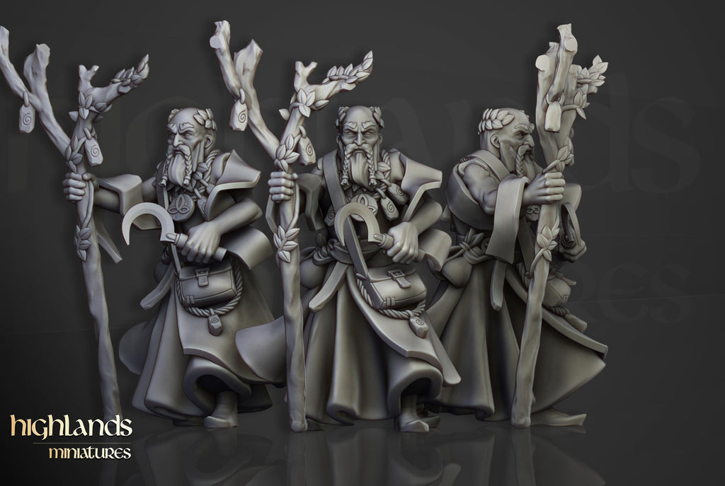 Houses of Magic - Wizards of the Empire of Sun - 8 models - in 12k- by Highlands Miniatures