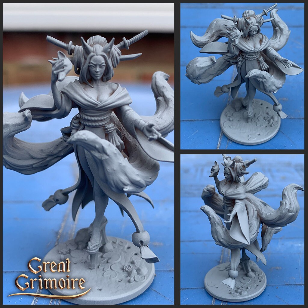 3 Model Pack - Kitsune, Song of Hell, Pursuer - in 12k - by Great Grimoire