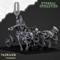 Eternal Pharaoh on chariot  - in 12k- by Highlands Miniatures