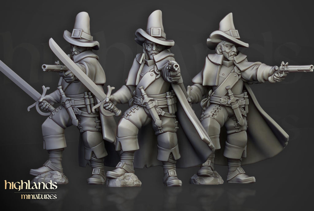 Inquisitorial Band 9 models - in 12k- by Highlands Miniatures
