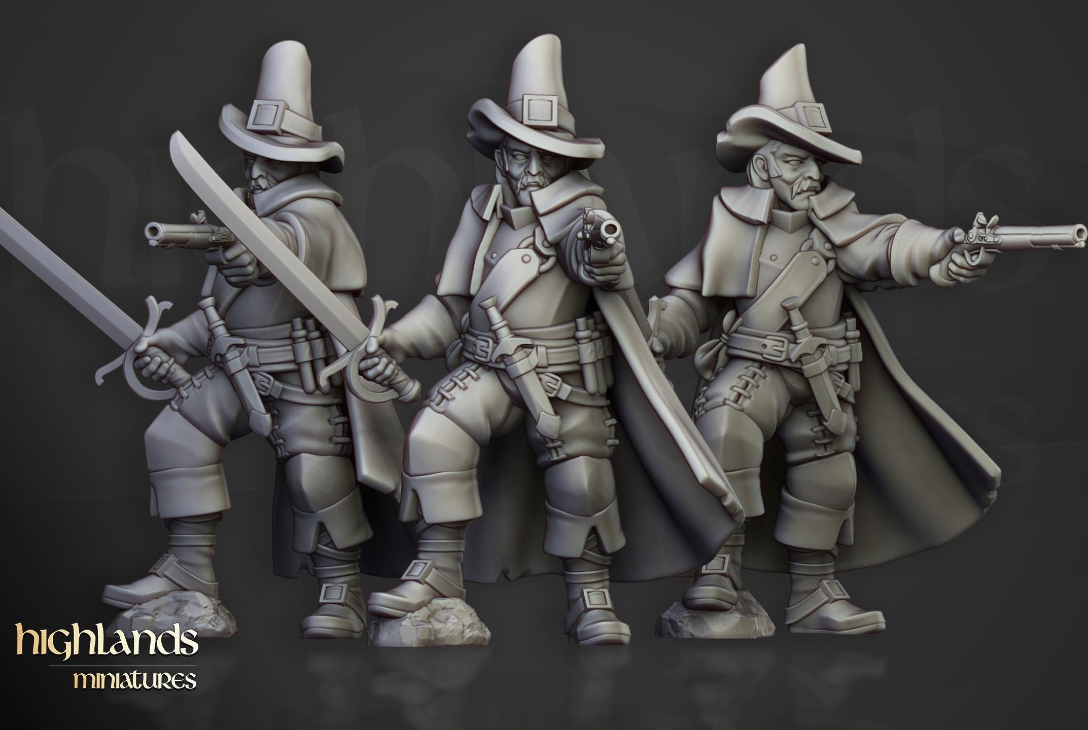 Inquisitorial Band 9 models - in 12k- by Highlands Miniatures