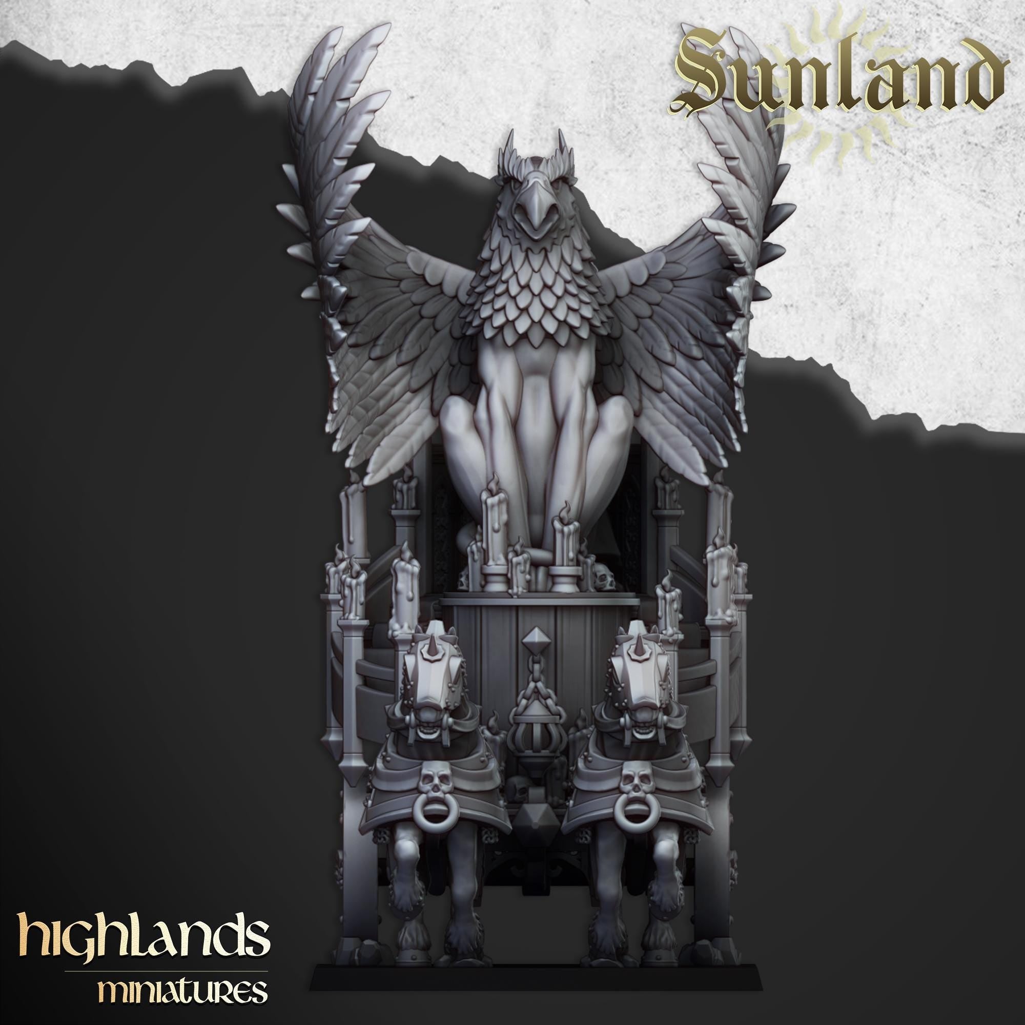 Sunland Altar Wagon - in 12k- by Highlands Miniatures