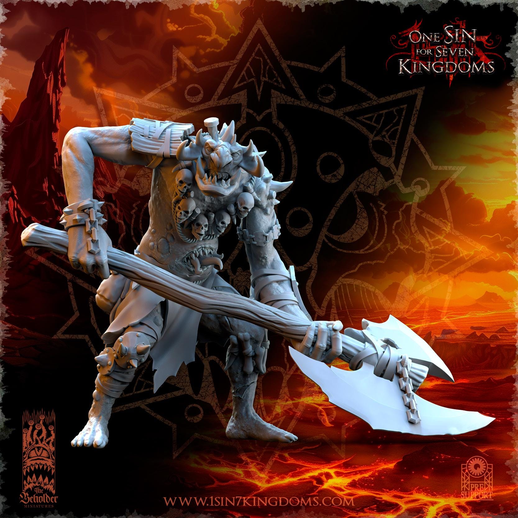 Realms of Mayhem Trolls - in 12k- by TheBeholderMiniatures