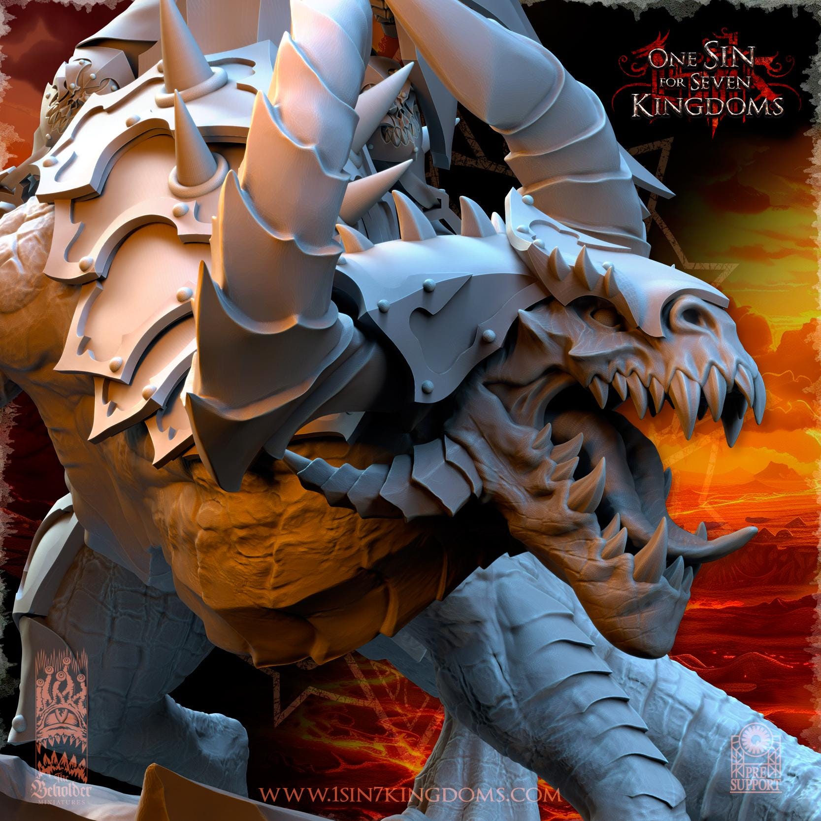 Asteria, Mistress of the Ascended - 12k - by TheBeholderMiniatures