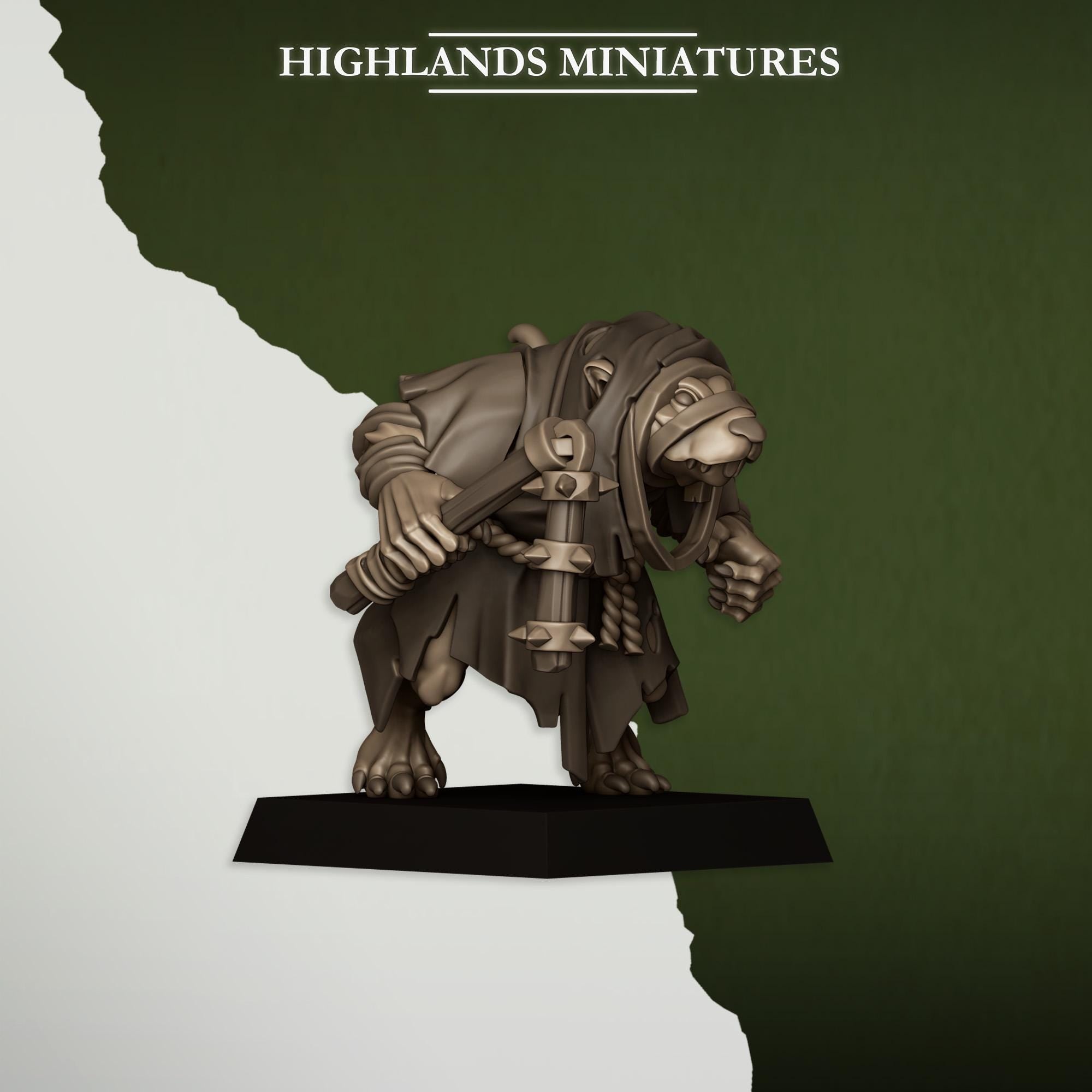 Vermin Acolytes - in 12k- by Highlands Miniatures