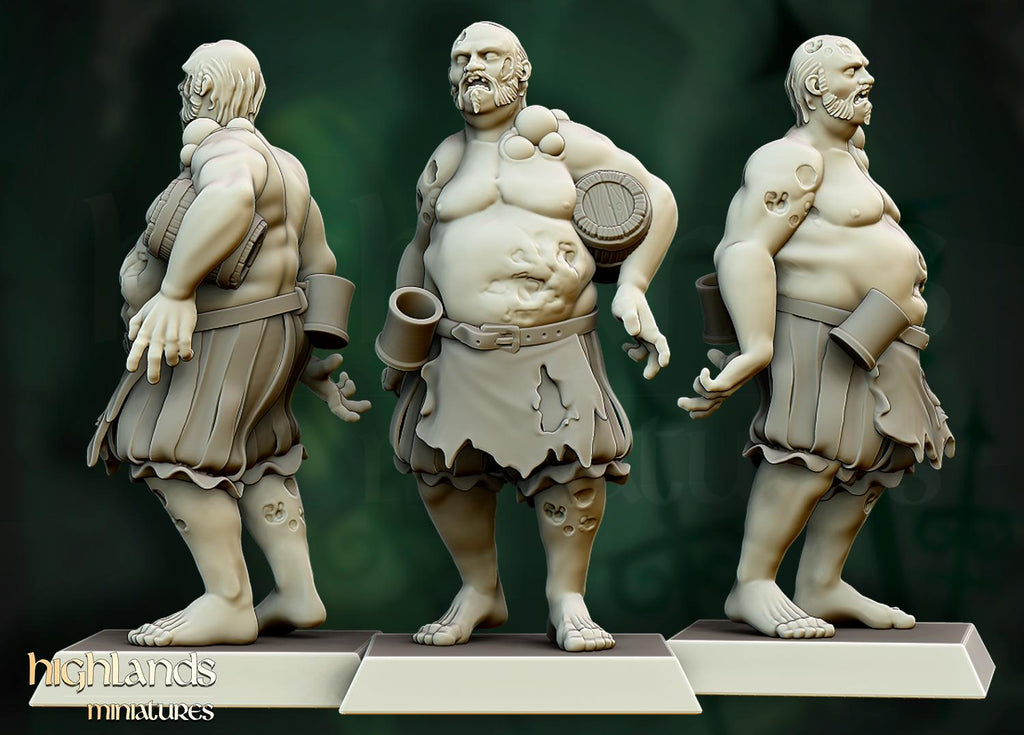 Zombie Villagers  - in 12k- by Highlands Miniatures