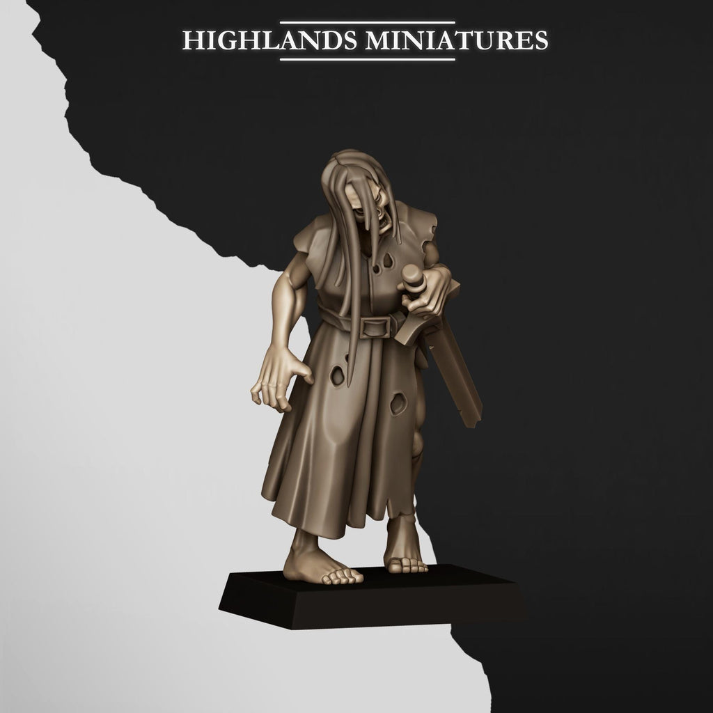 Zombies  - in 12k- by Highlands Miniatures