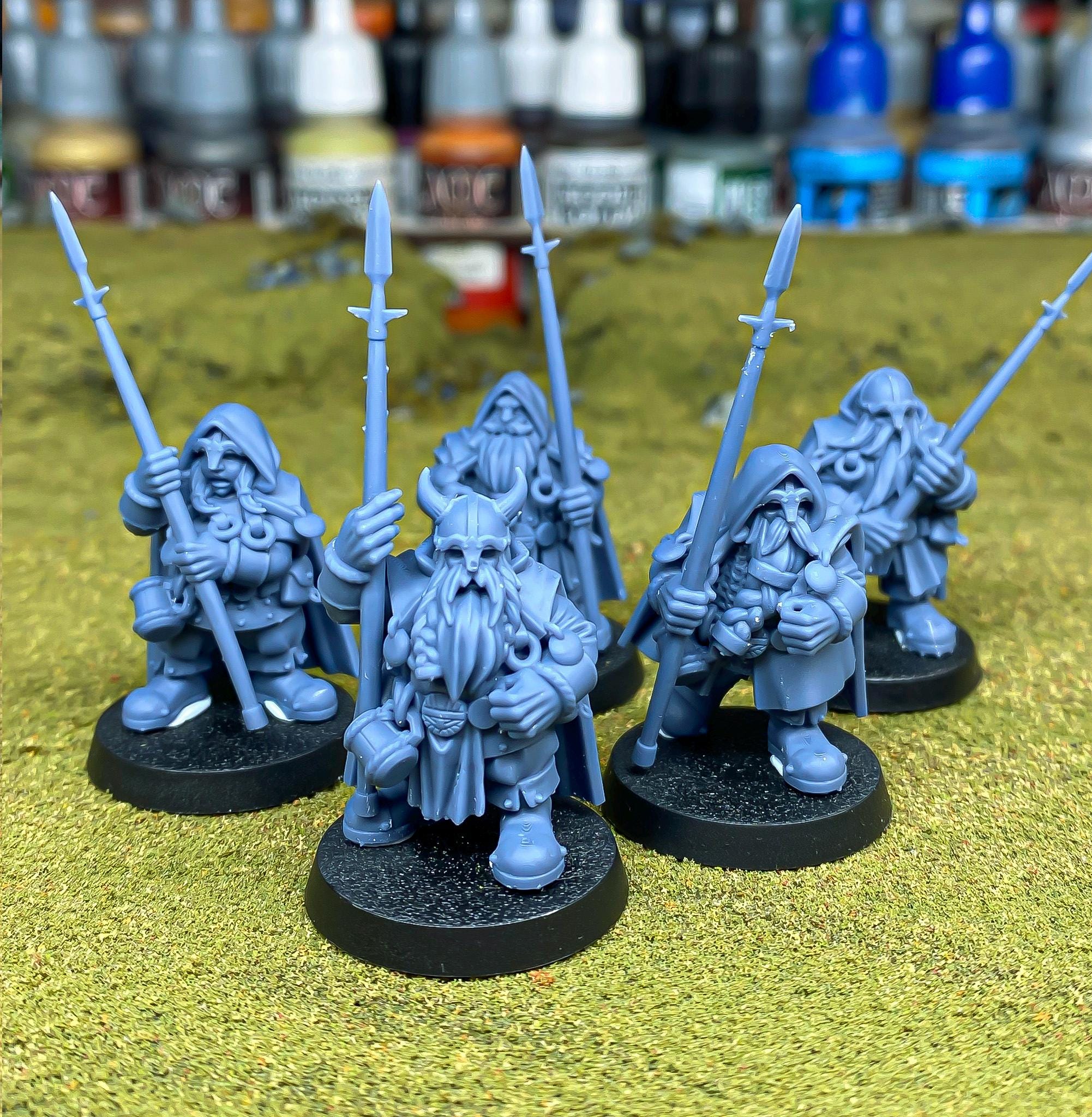Dwarf Rangers - in 12k- by Highlands Miniatures