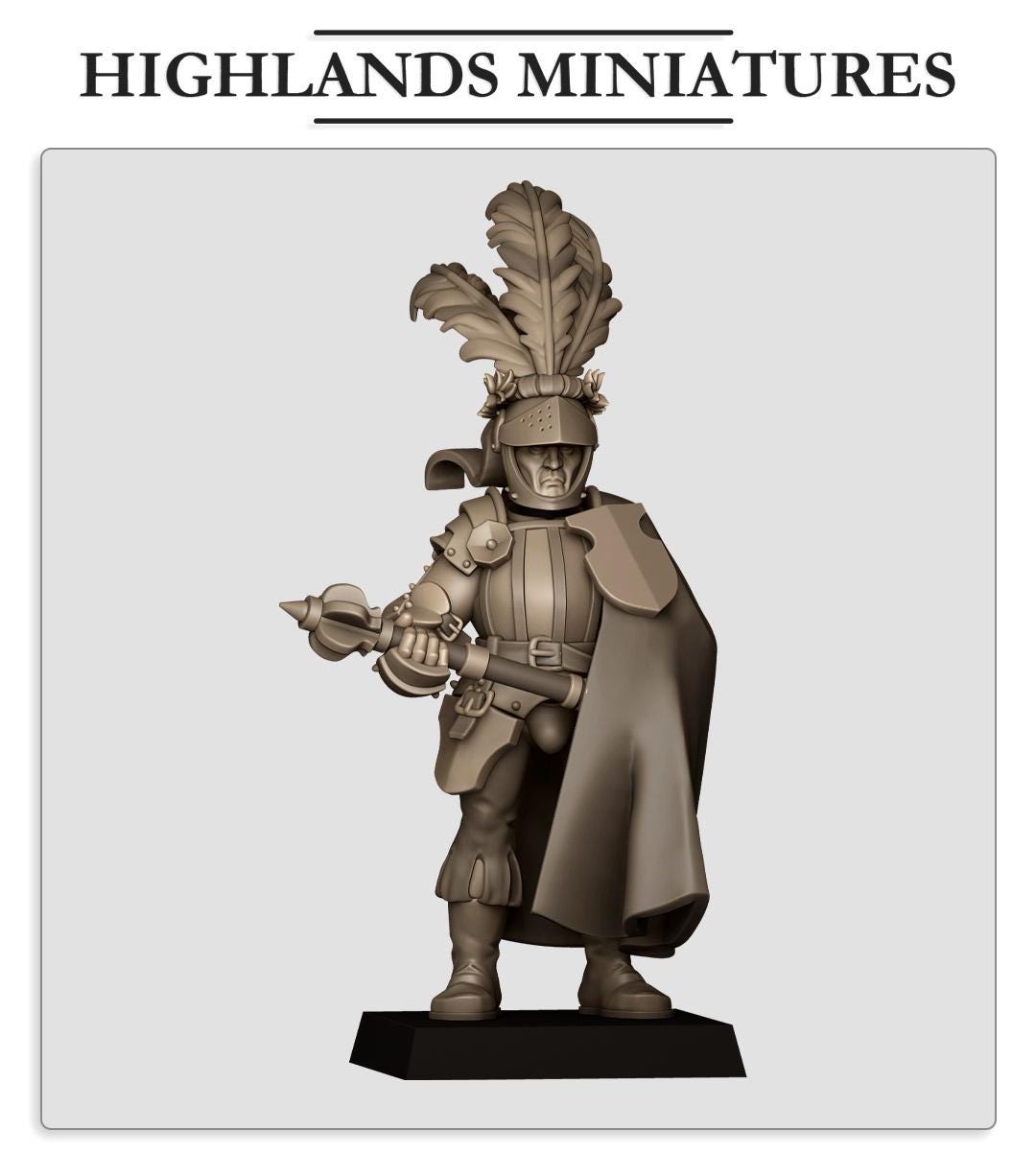 Sunland captain pack 3 models - in 12k- by Highlands Miniatures