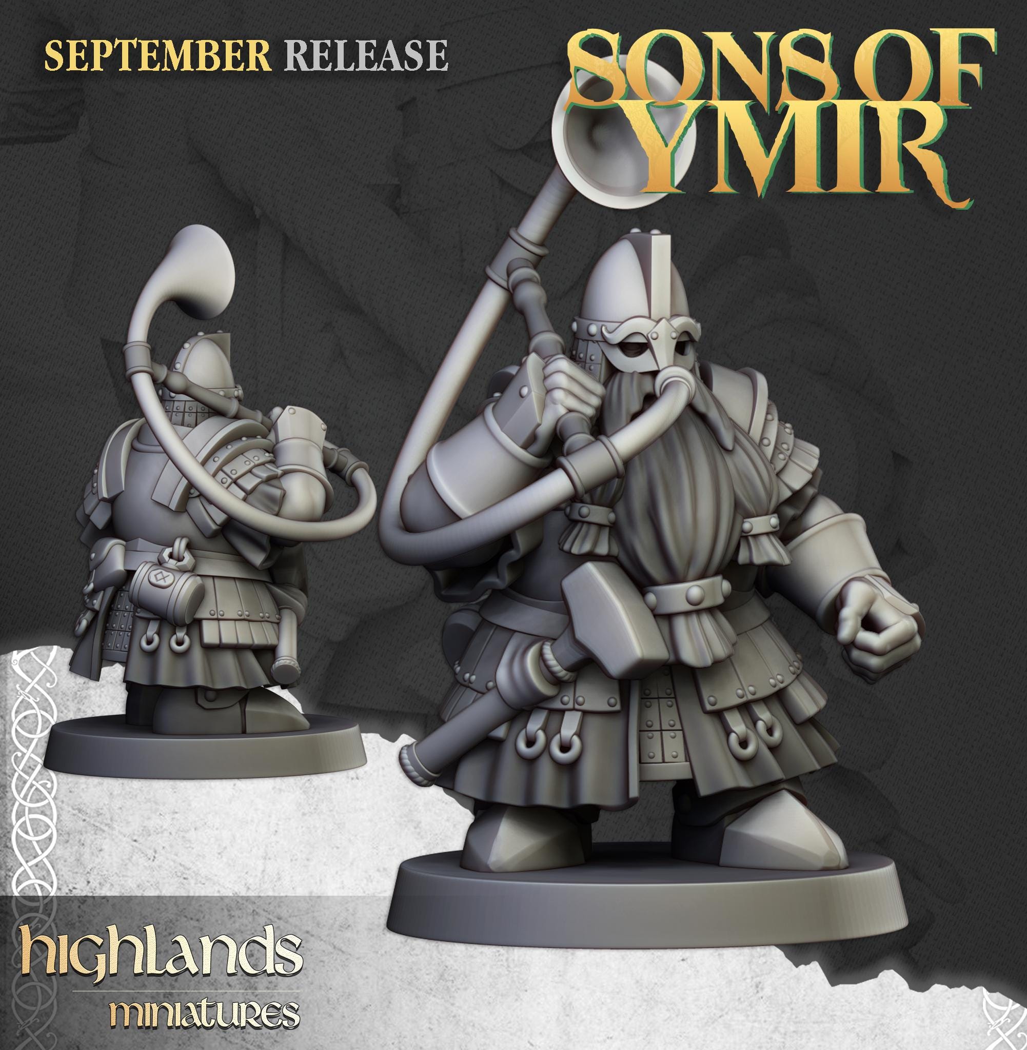 Dwarf Kingsguard Unit - in 12k- by Highlands Miniatures