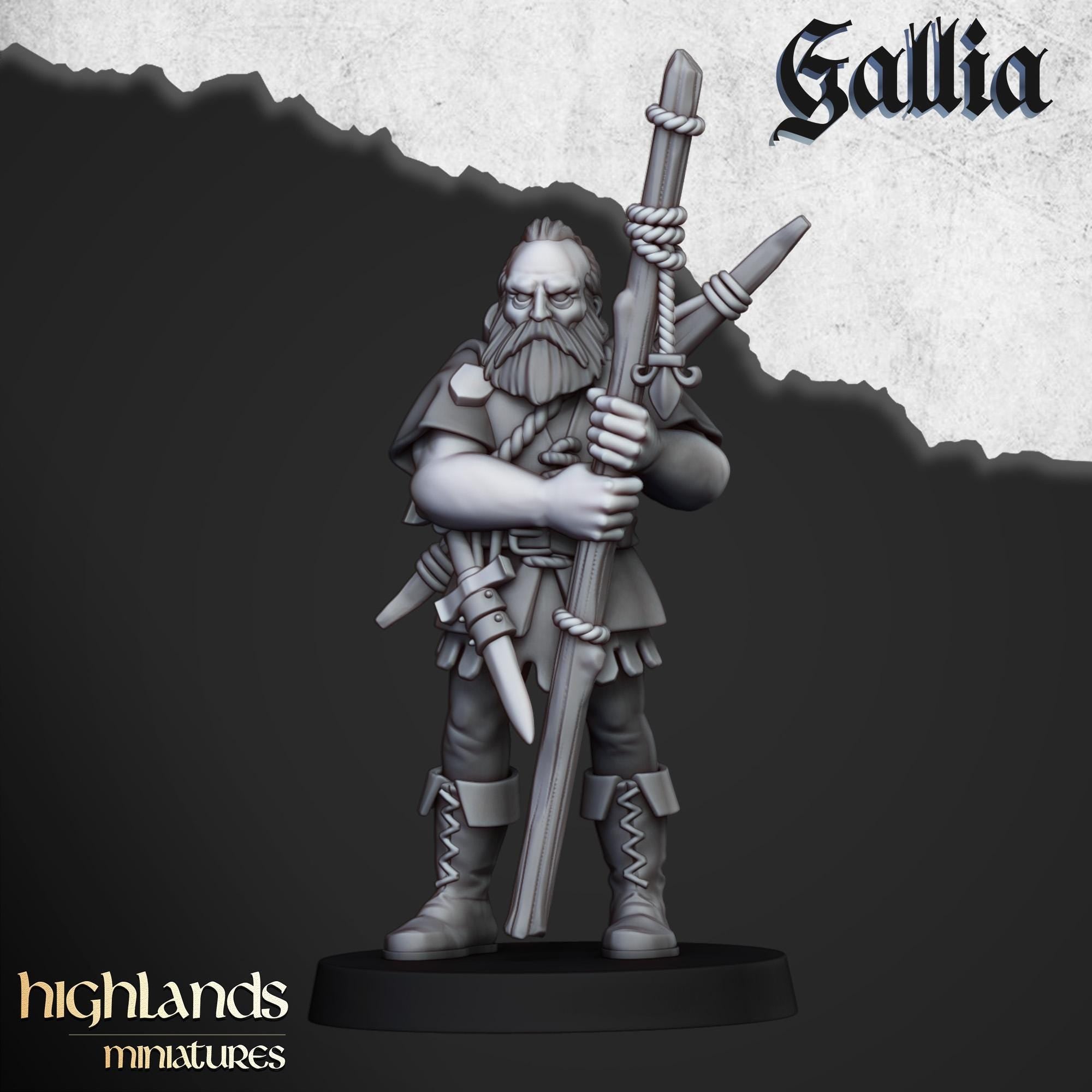 Robin Hood and the Sherwood Archers - in 12k- by Highlands Miniatures