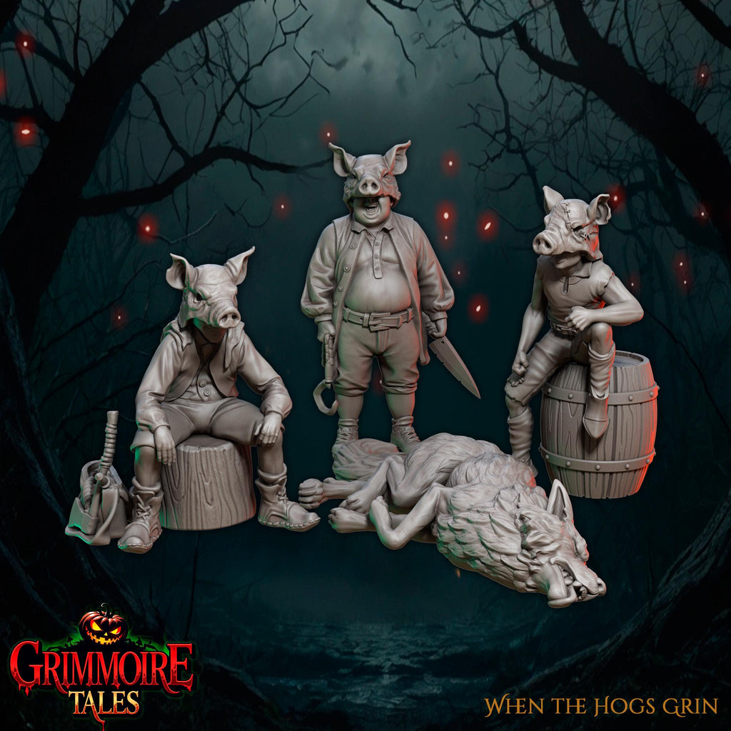 When the Hogs Grin - in 12k - by Great Grimoire