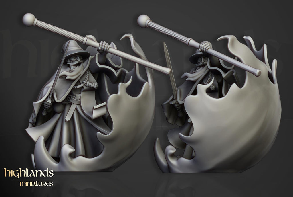 Houses of Magic - Wizards of the Empire of Sun - 8 models - in 12k- by Highlands Miniatures