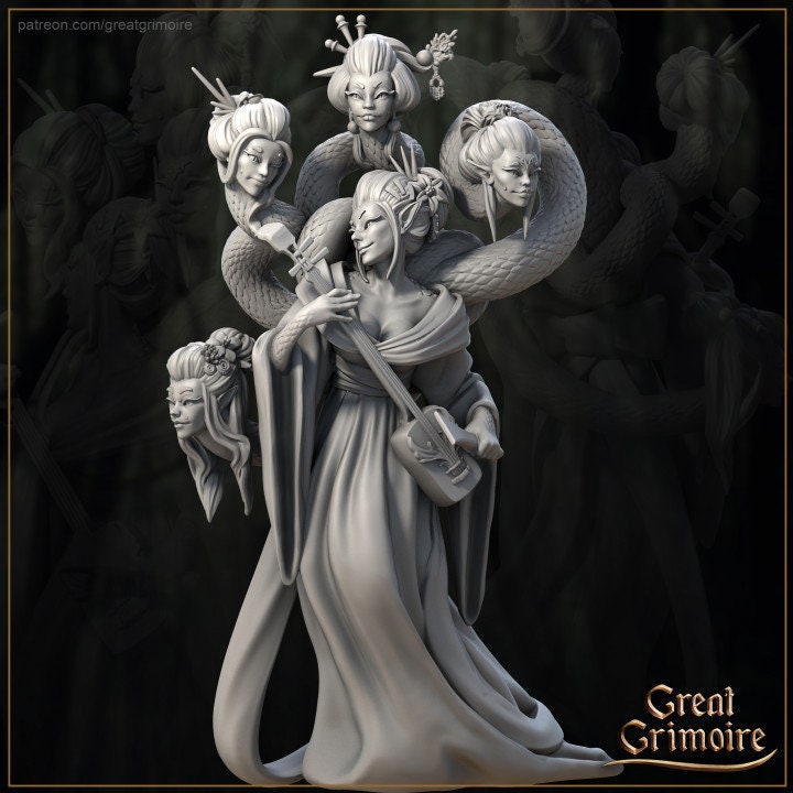 3 Model Pack - Kitsune, Song of Hell, Pursuer - in 12k - by Great Grimoire