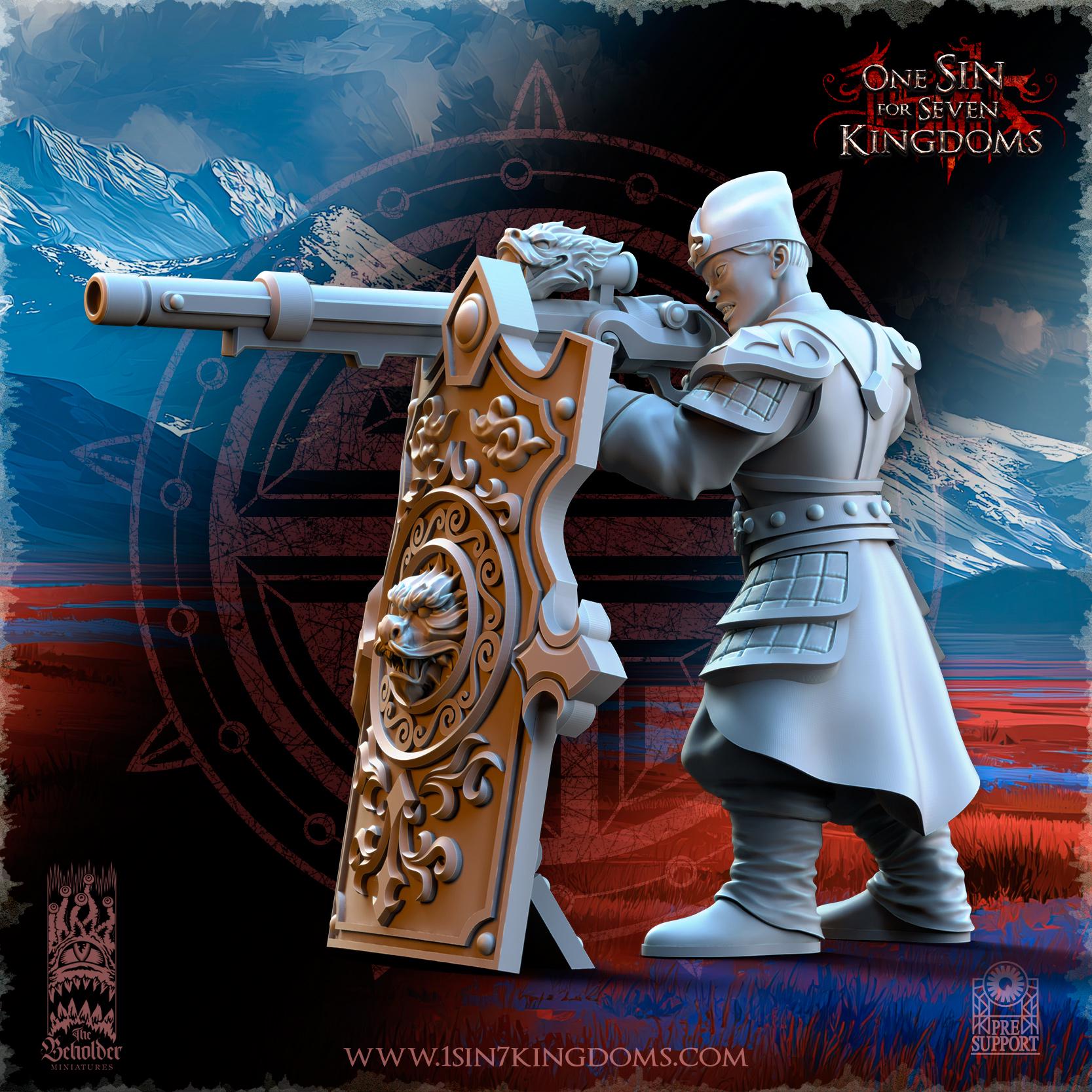 Astarii Dynasty Imperial Snipers - 12k by TheBeholderMiniatures