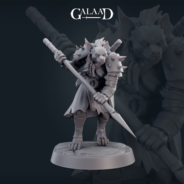 Gnoll squad - 9 models - By Galaad - 8k