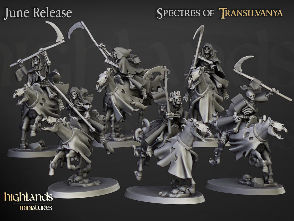 Spectral Cavalry Unit - in 12k- by Highlands Miniatures