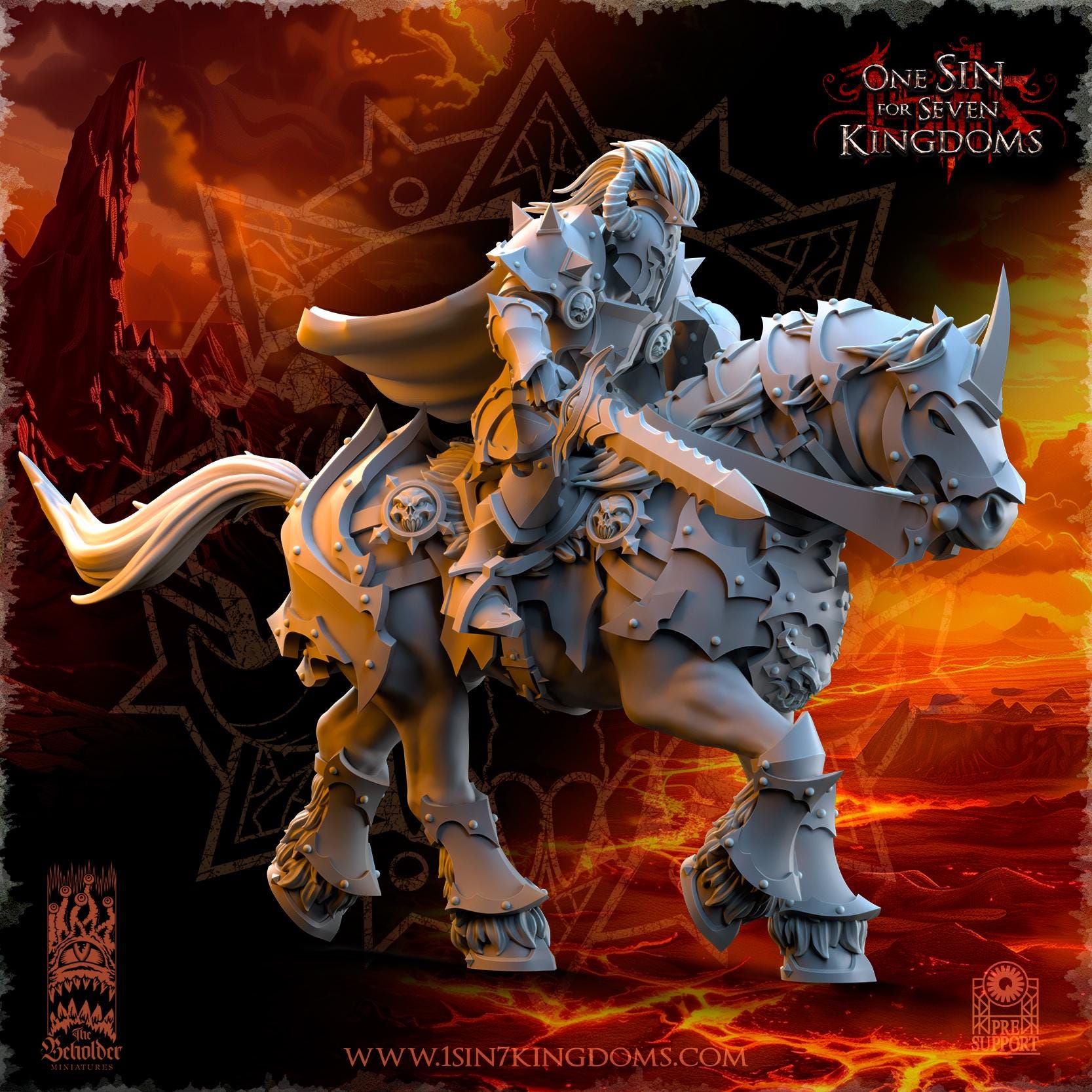 Realms of Mayhem Knights - in 12k- by TheBeholderMiniatures