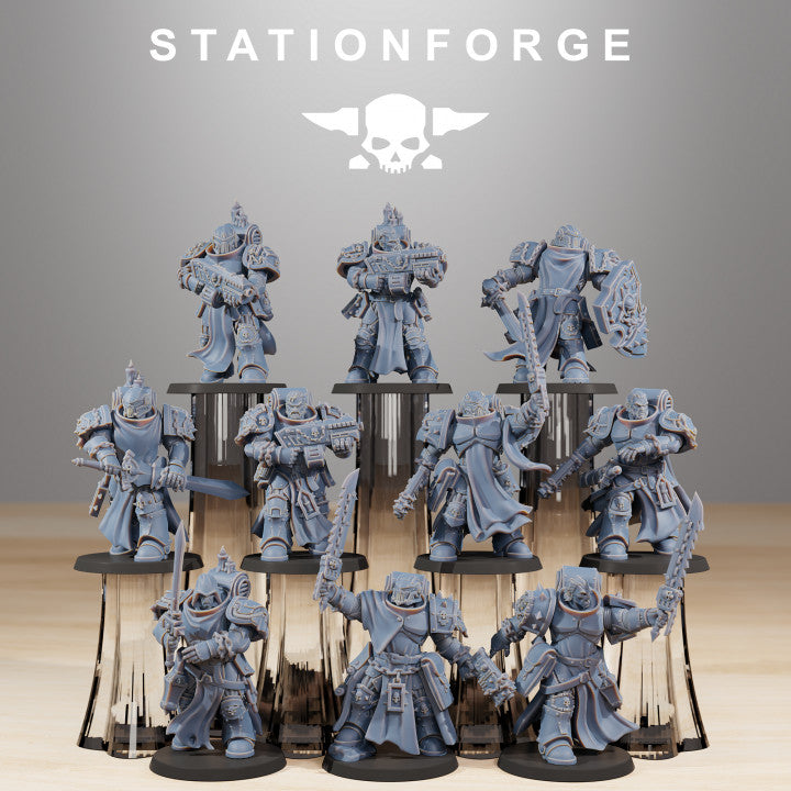 Socratis Crusaders 10 models with bases