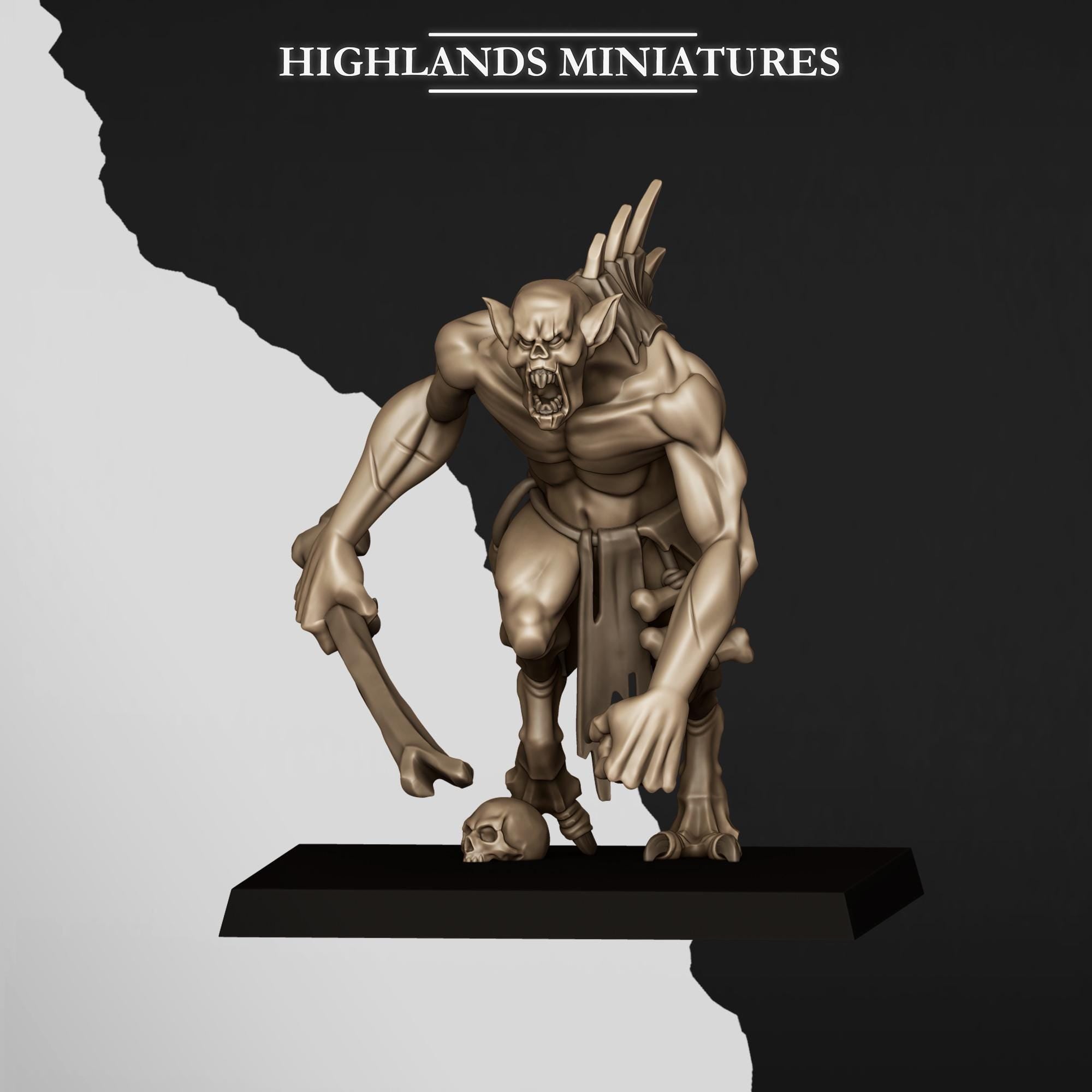 Giant Ghouls - in 12k- by Highlands Miniatures