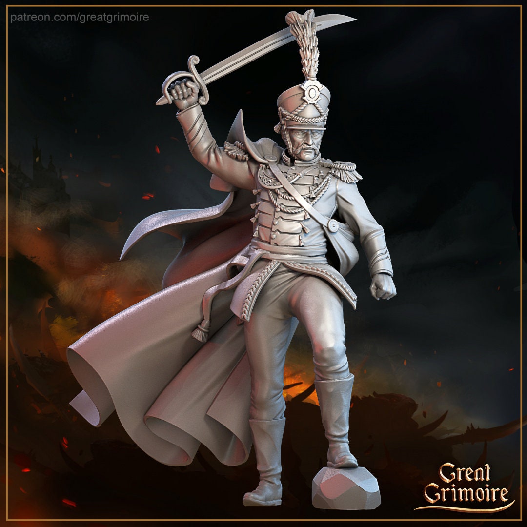 Loyal Hussars and General Nutcracker 4 model bundle - in 12k- by Great Grimoire