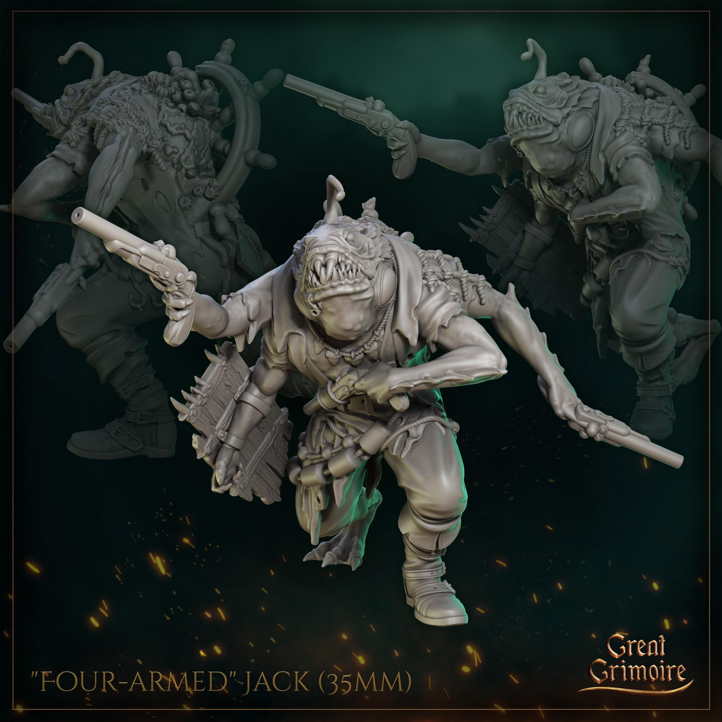 Abyss Devourer 4 model bundle - in 12k - by Great Grimoire