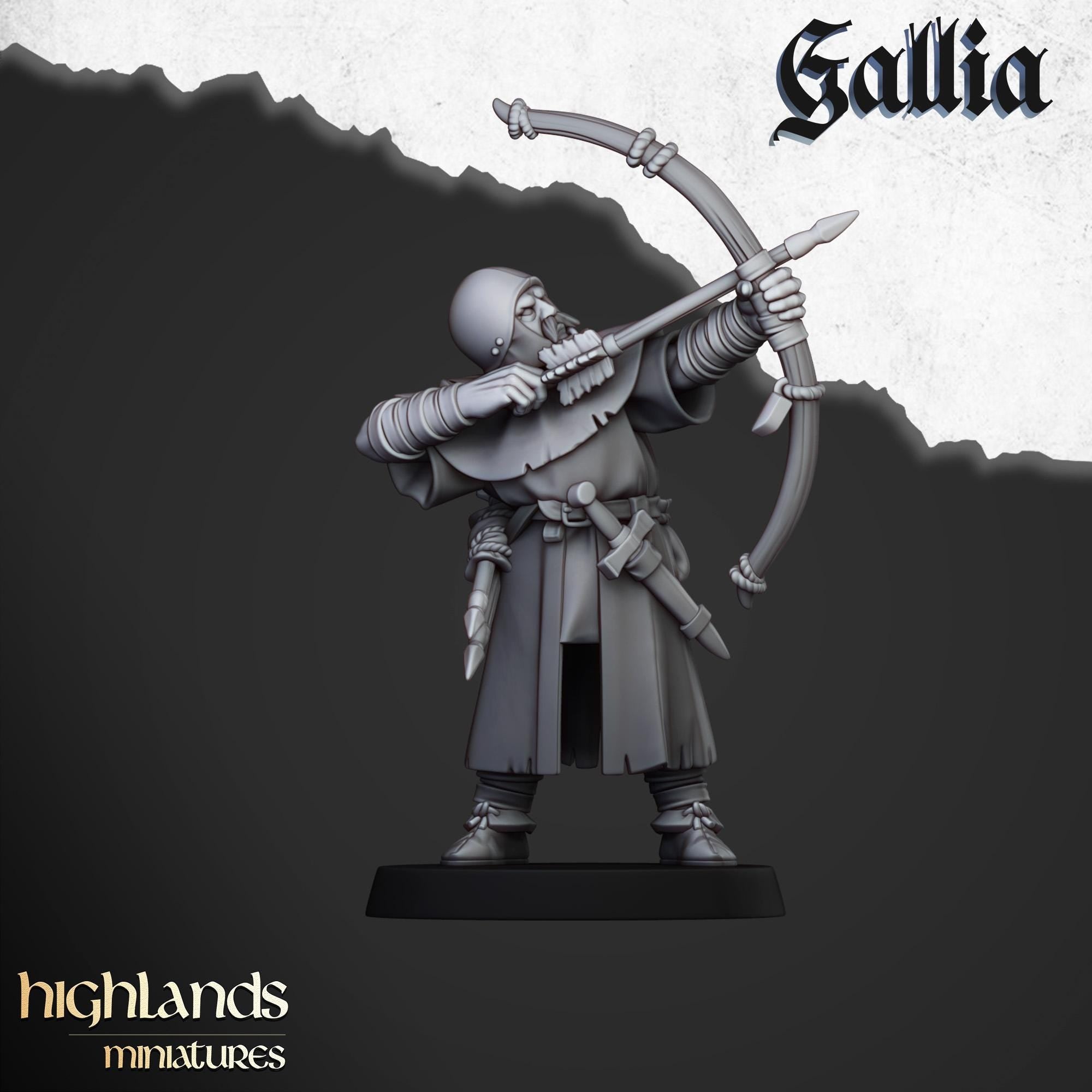 Gallia Archers - in 12k- by Highlands Miniatures