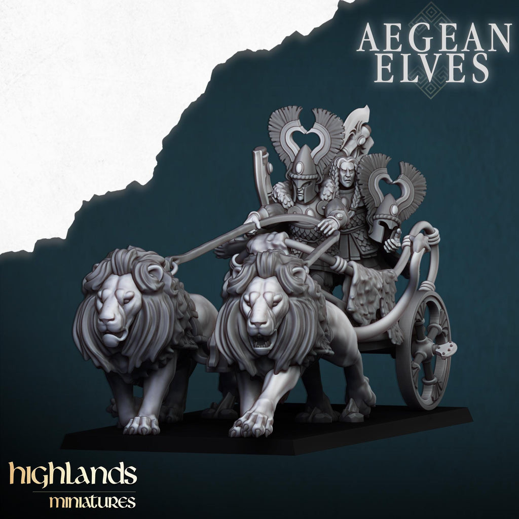Nemean Lions Chariot - in 12k- by Highlands Miniatures