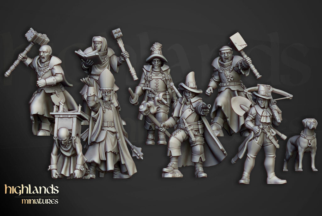 Inquisitorial Band 9 models - in 12k- by Highlands Miniatures