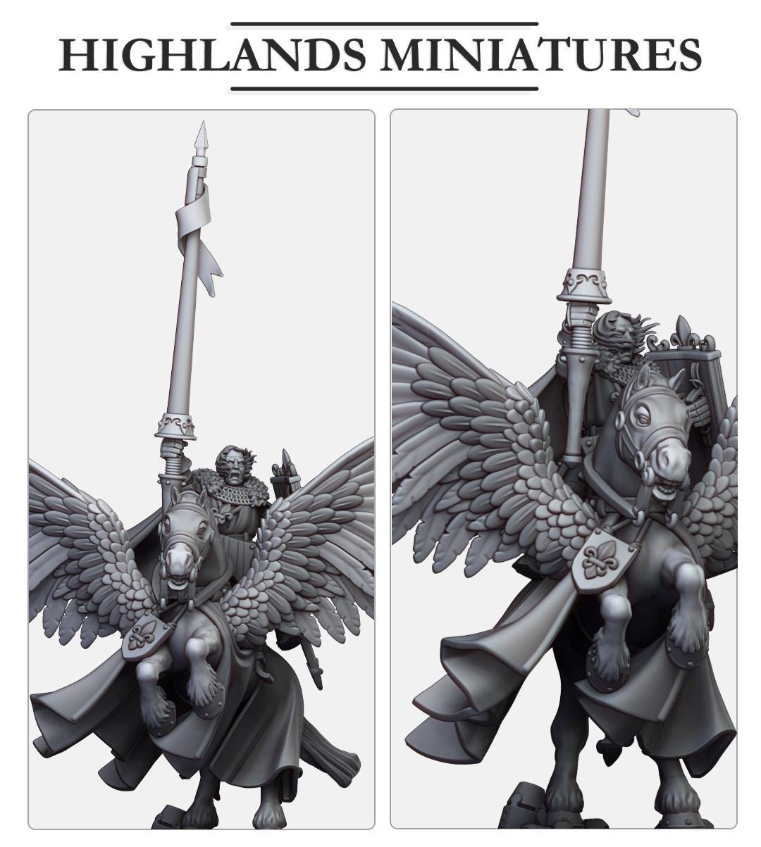 Sir Lancelot, High Duke of Gallia - in 12k- by Highlands Miniatures
