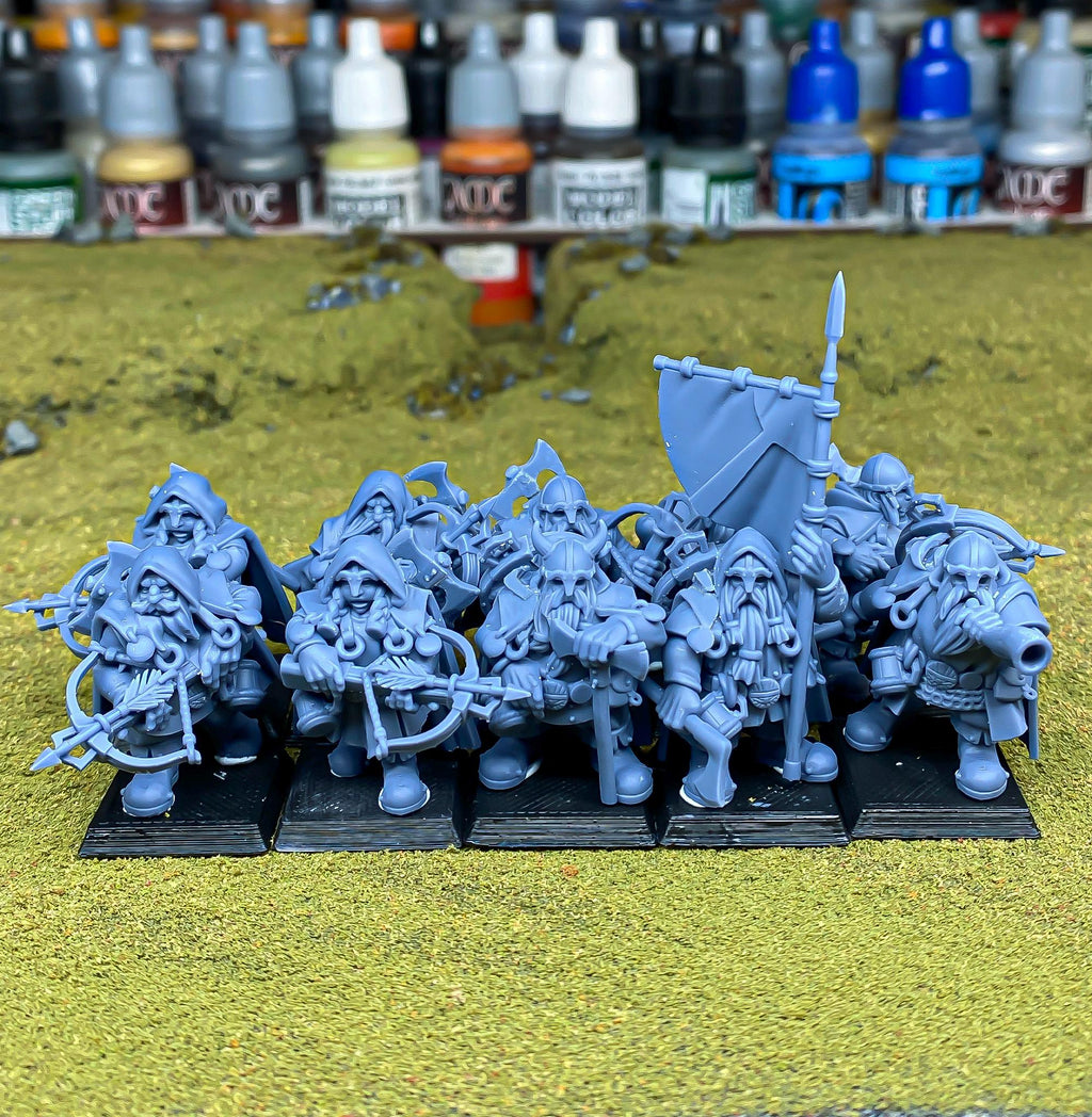 Dwarf Rangers - in 12k- by Highlands Miniatures