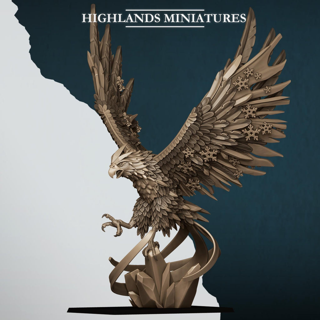 Fire and Ice Phoenix  - in 12k- by Highlands Miniatures