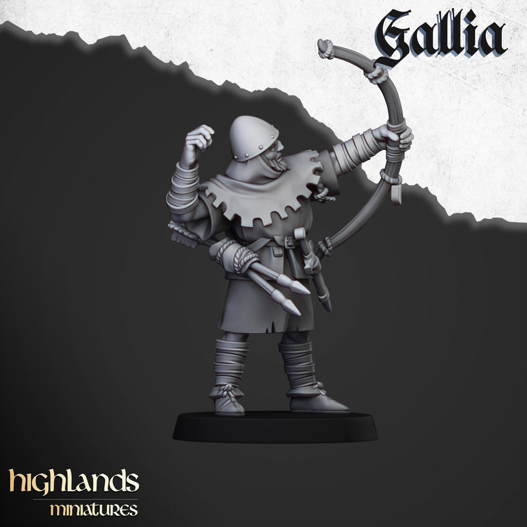 Gallia Archers - in 12k- by Highlands Miniatures