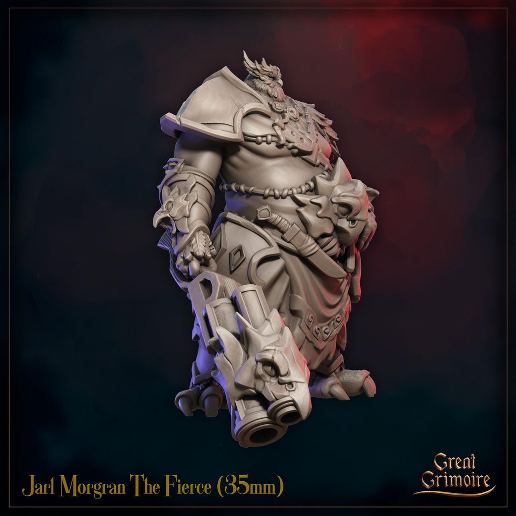 Jarl Morgran The Fierce - in 12k - by Great Grimoire