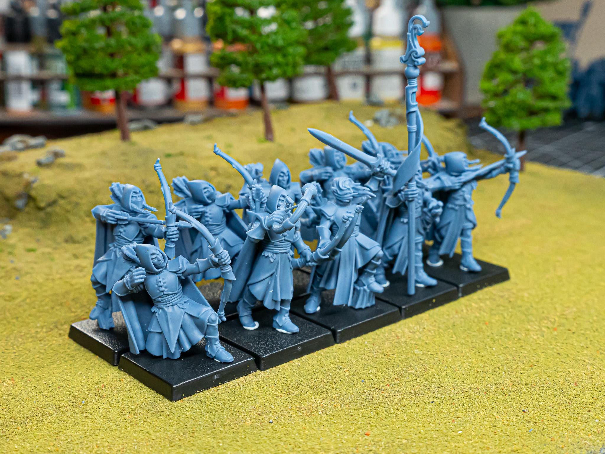 Feral Archers - in 12k by Highlands Miniatures