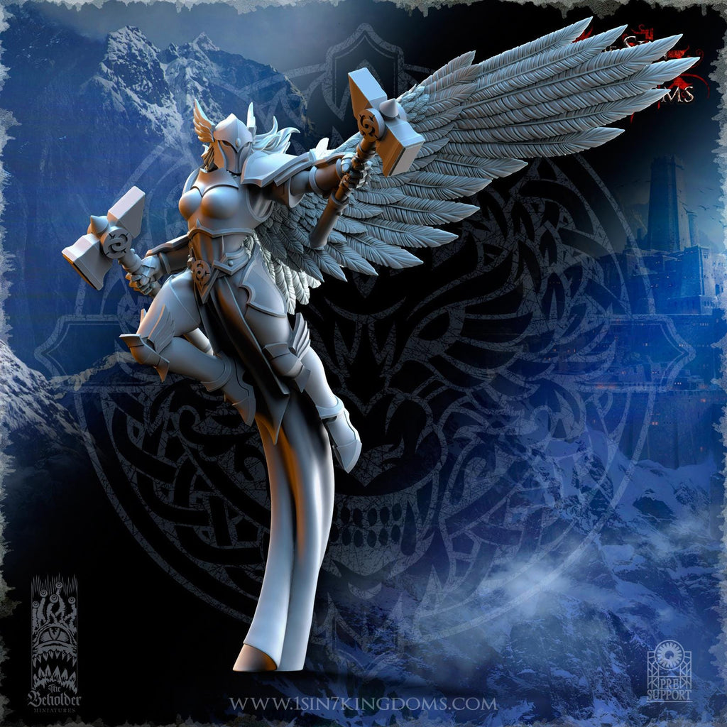 Stormwolves Valkyries Two Hammers - in 12k- by TheBeholderMiniatures