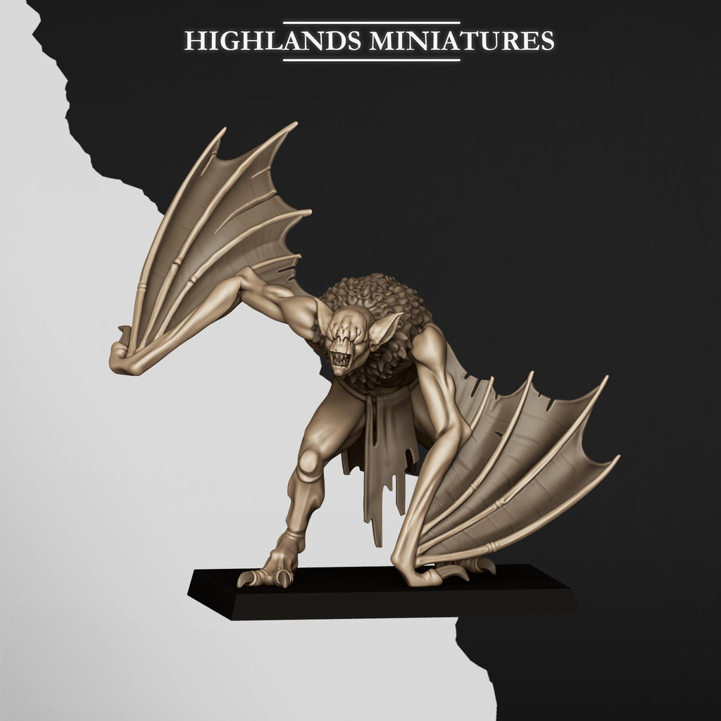 Crypt Bats - in 12k- by Highlands Miniatures