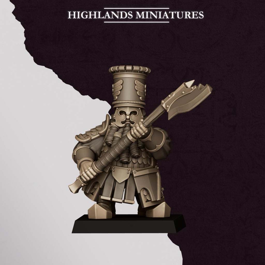 Sons of Marduk Heavy Guard with Great Weapons  - in 12k- by Highlands Miniatures