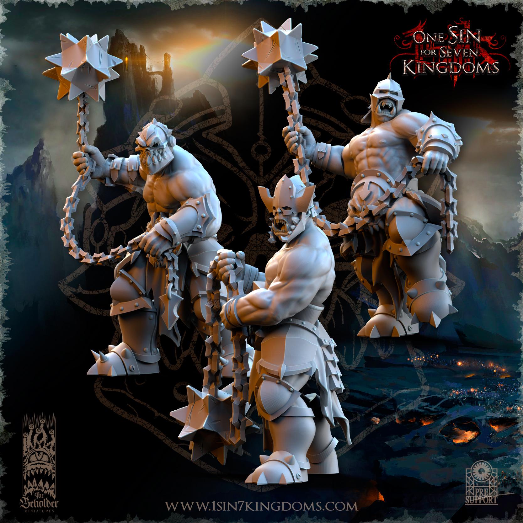 Nestah Orcs Wildlings - in 12k- by TheBeholderMiniatures