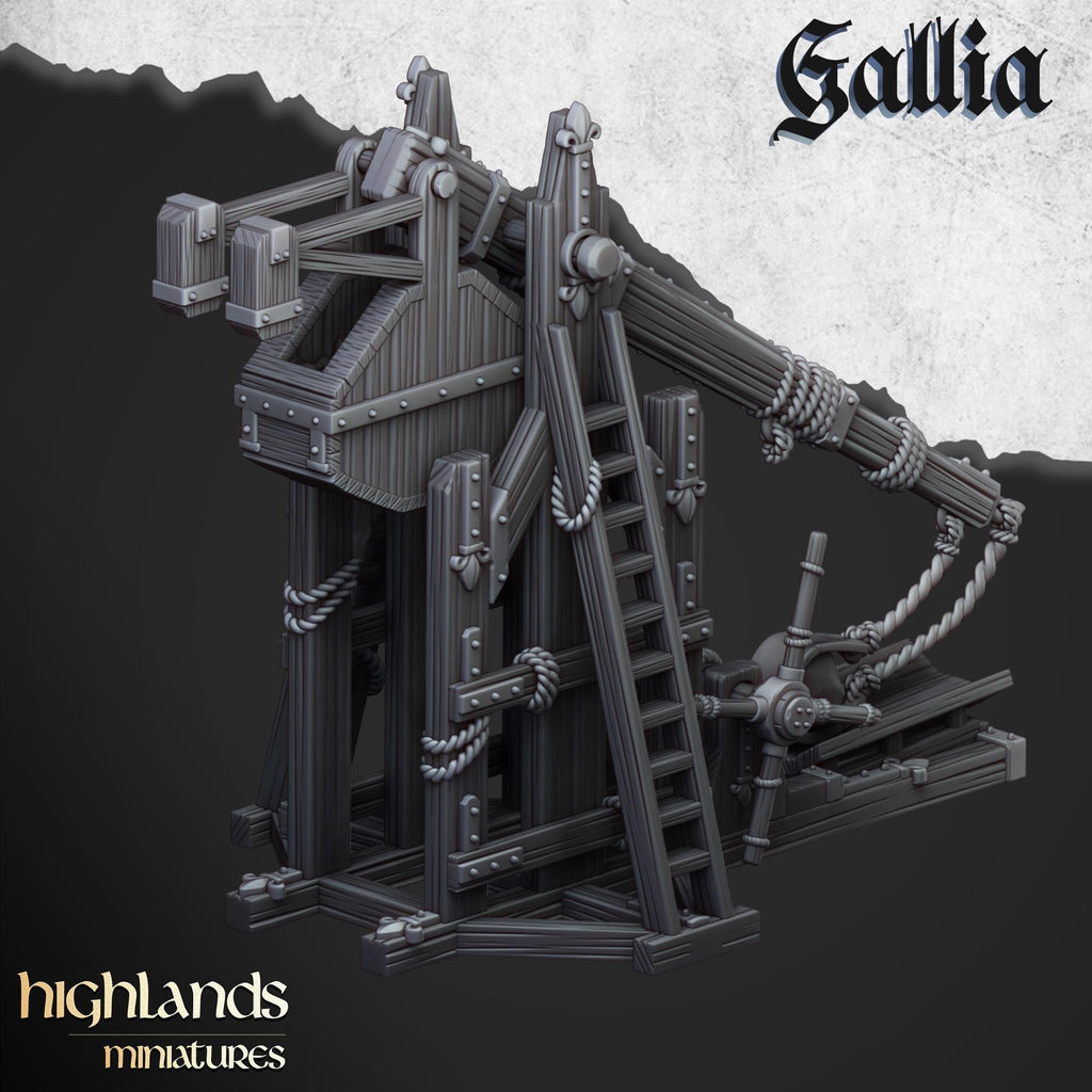 Gallia Trebuchet - in 12k- by Highlands Miniatures