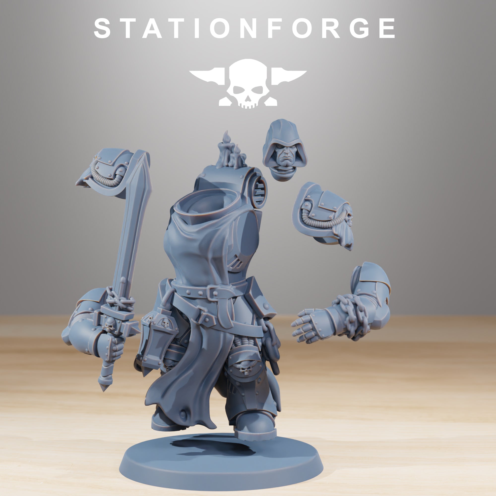 Socratis Crusaders 10 models with bases