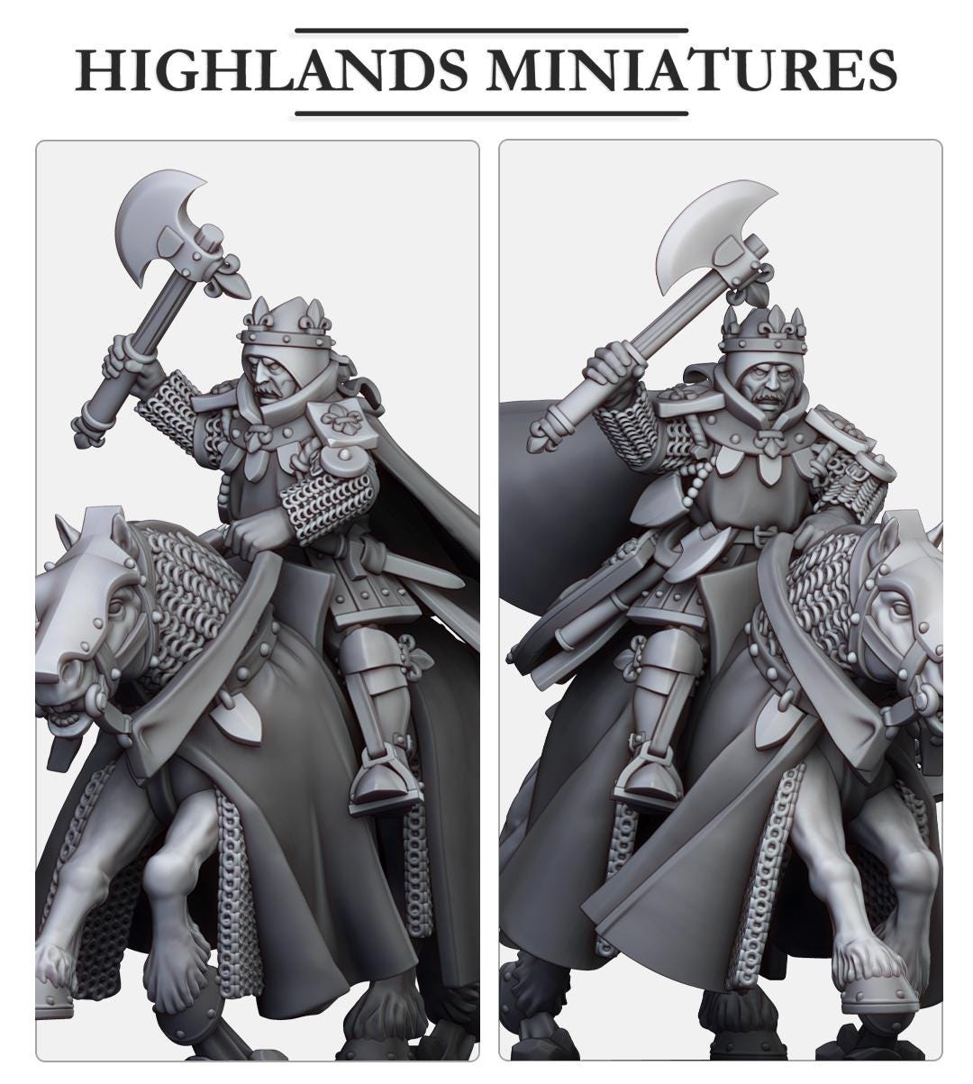 Sir Robert, Duke of Gallia - in 12k- by Highlands Miniatures