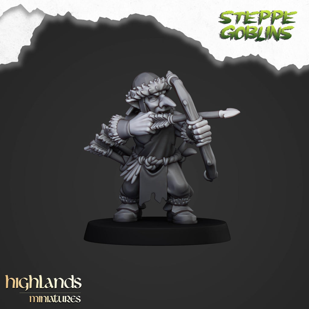 Steppe Goblin with bows - in 12k- by Highlands Miniatures