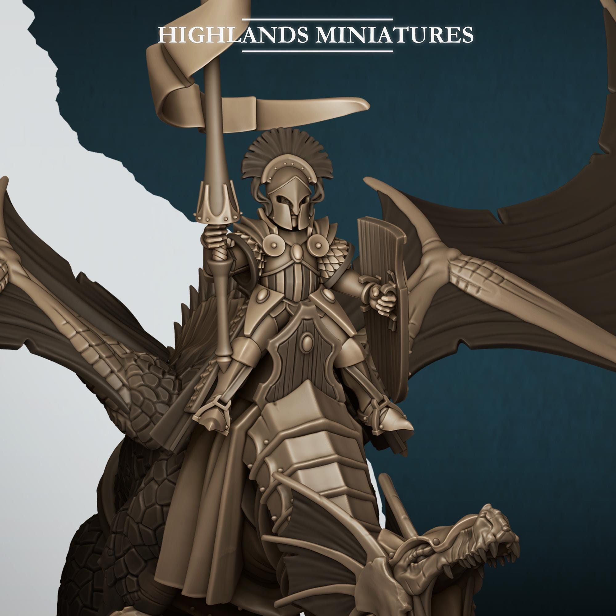 Aegean Dragon - in 12k- by Highlands Miniatures